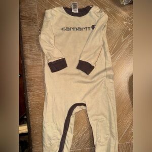 Carhartt Baby Sleeper/outfit Brown-size 12m-cowboy